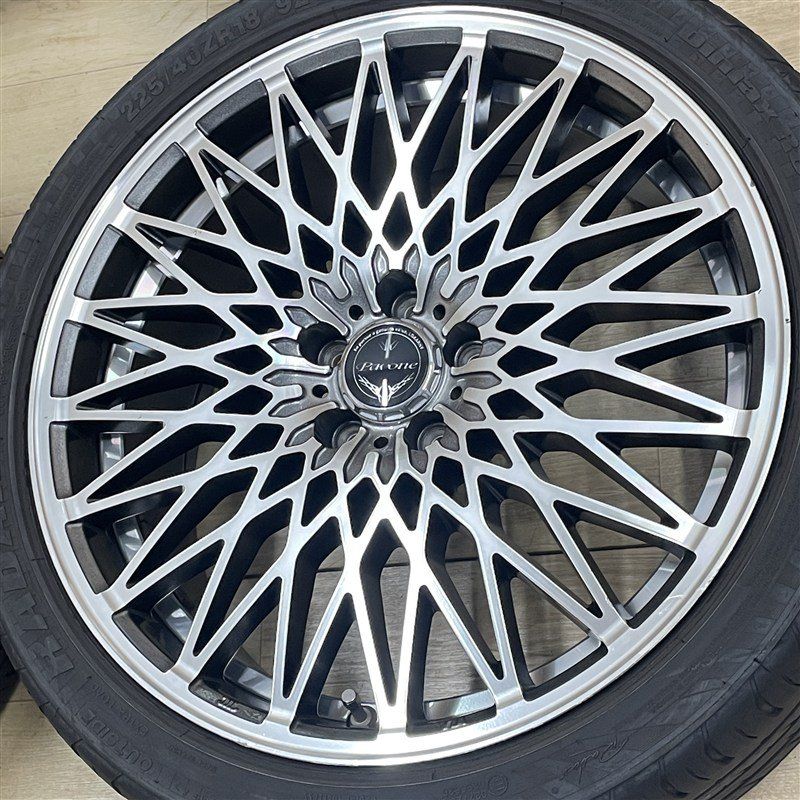 50 プリウス 等 ロクサーニ PAVONE 7.5-18+48 5H100 RADAR DIMAX R8+
