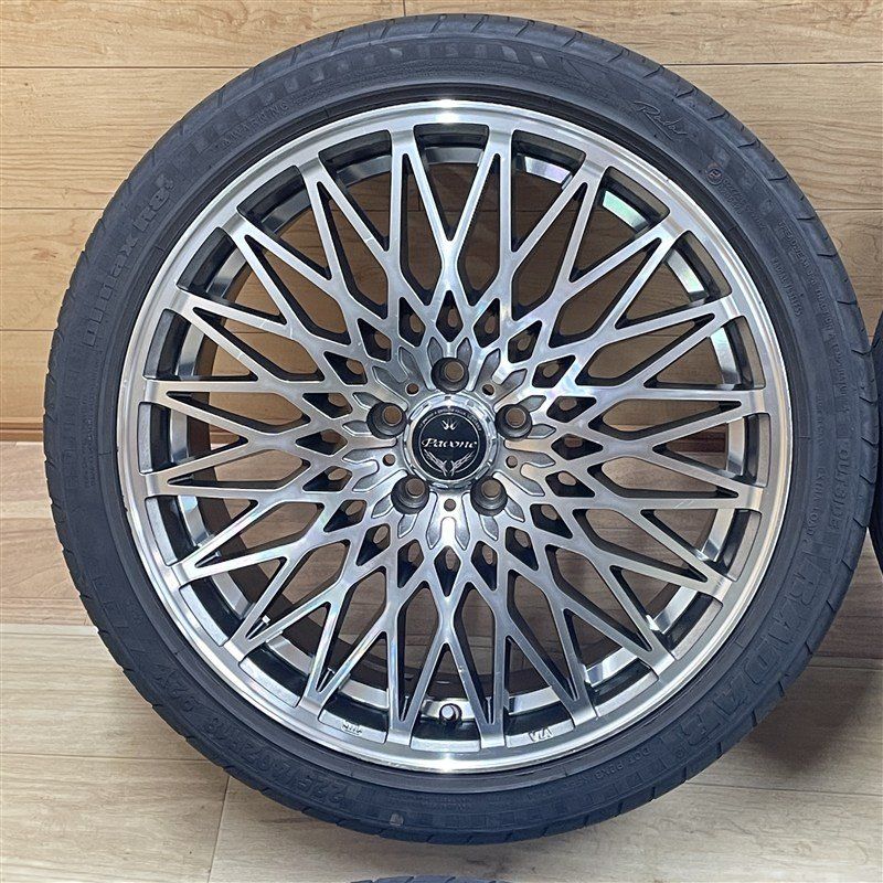 50 プリウス 等 ロクサーニ PAVONE 7.5-18+48 5H100 RADAR DIMAX R8+