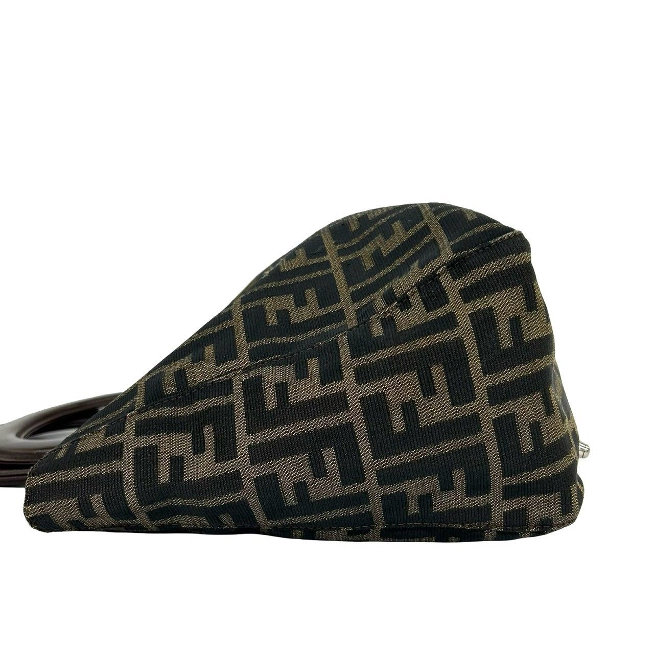 極 美品 FENDI フェンディ ヴィンテージ ズッカ FF 柄 キャンバス