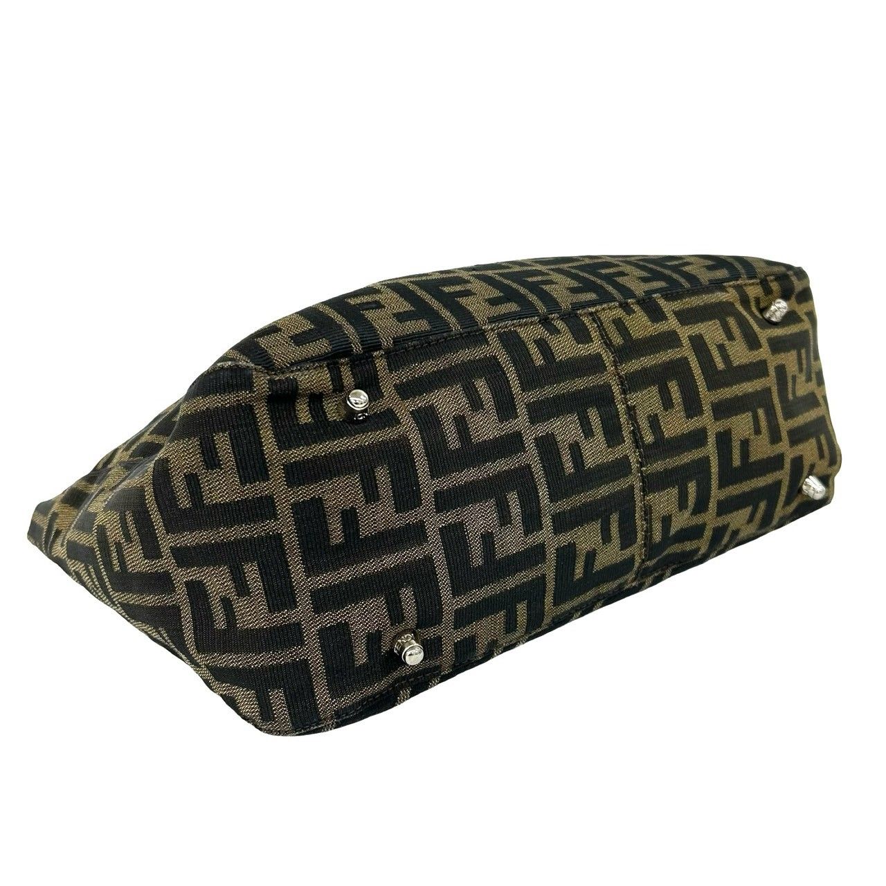 極 美品 FENDI フェンディ ヴィンテージ ズッカ FF 柄 キャンバス