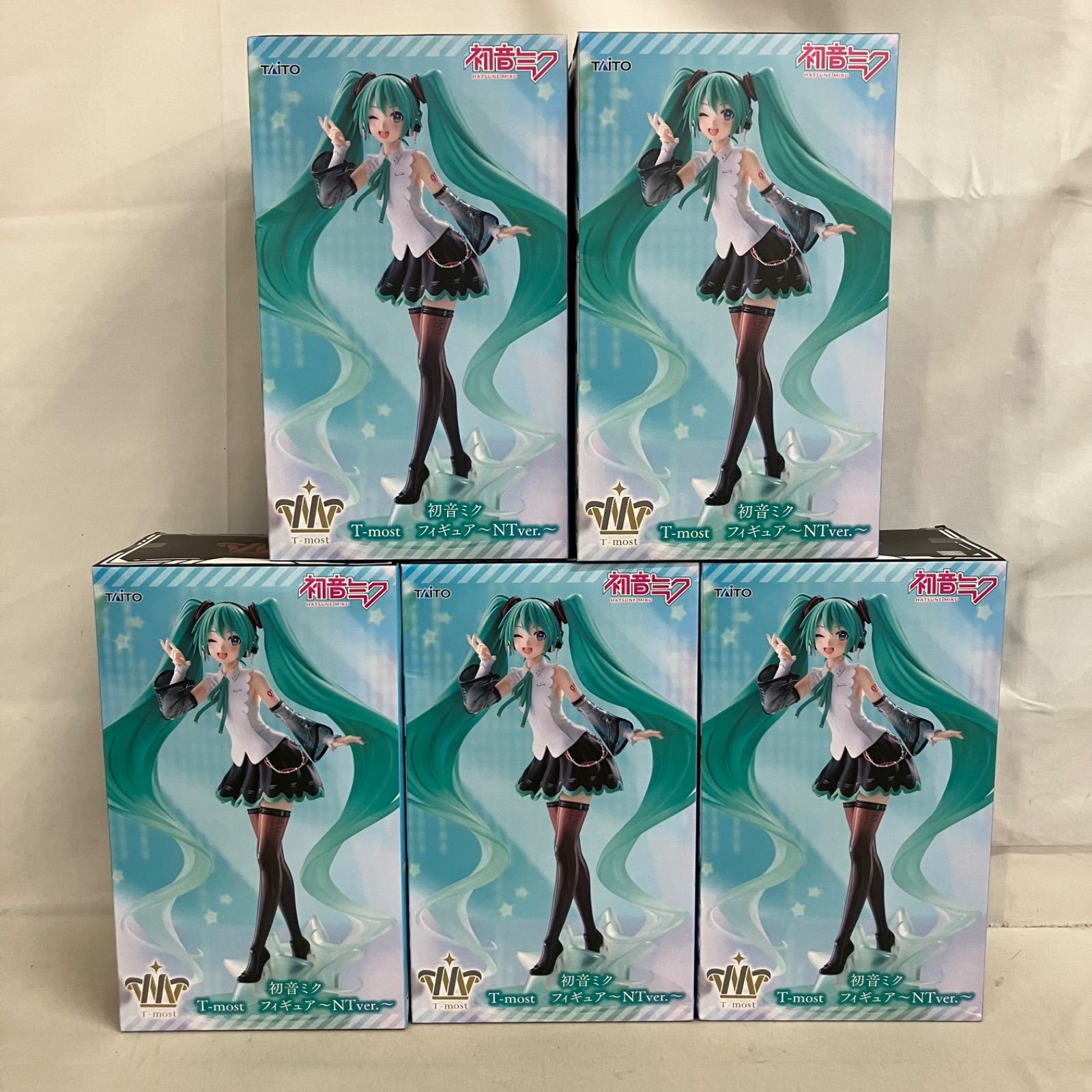 未開封 初音ミク T-most 初音ミク NT フィギュア 5個セット SFK387