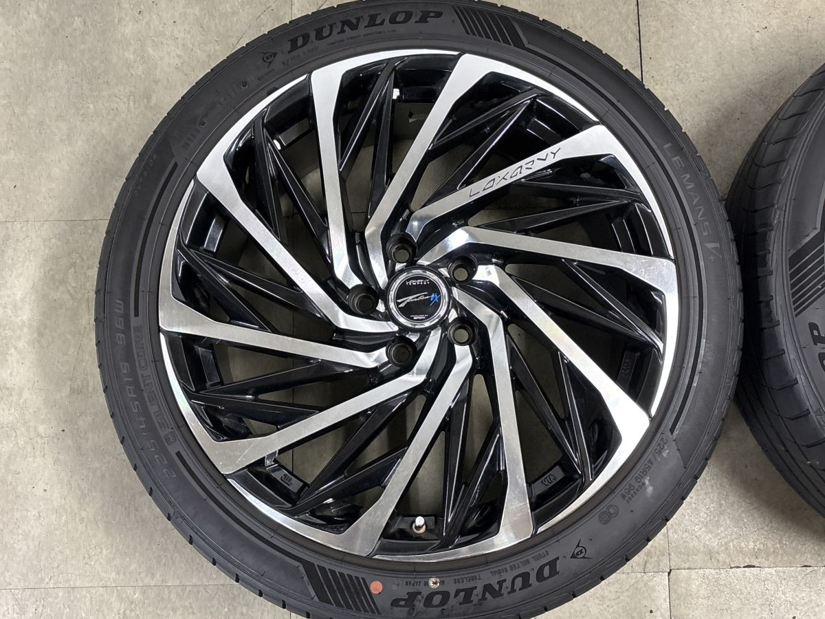 2025/2024年製 良好品】ロクサーニ 19in 8J +45 PCD114.3 ダンロップ