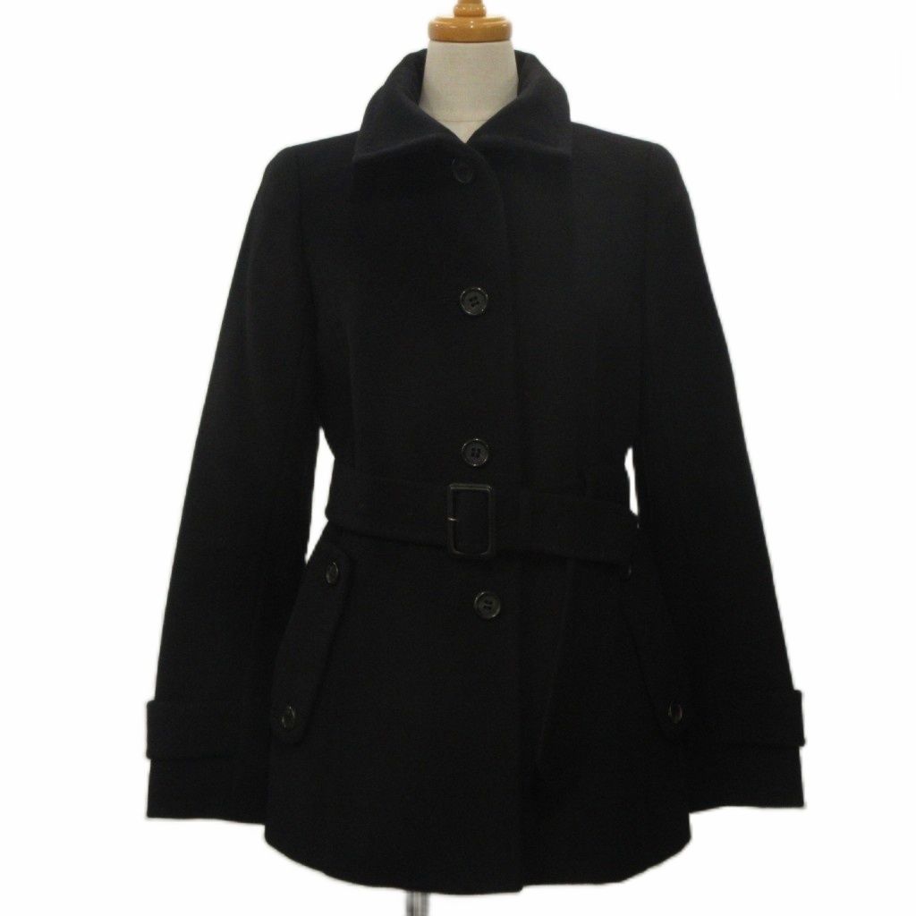 新品同様✨　Burberry London ピーコート　XL アンゴラ　ウール バーバリー ロンドン BURBERRY LONDON アンゴラ ウール コート 36