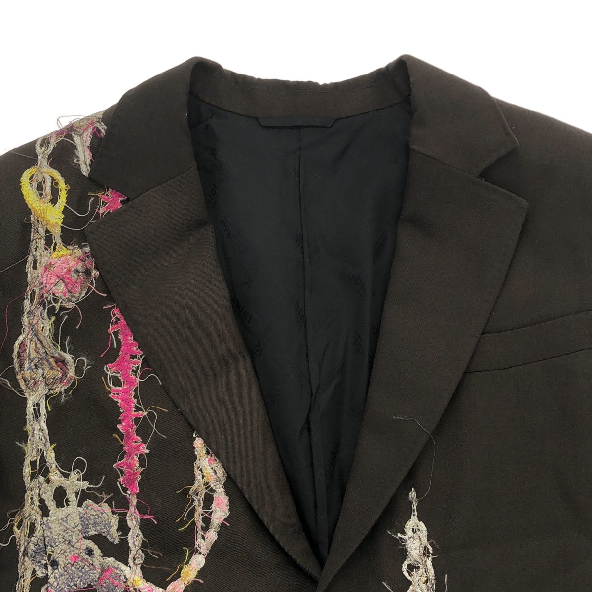 doublet ダブレット 25AW EMBROIDERED CHAIN TAILORED JACKET チェーン