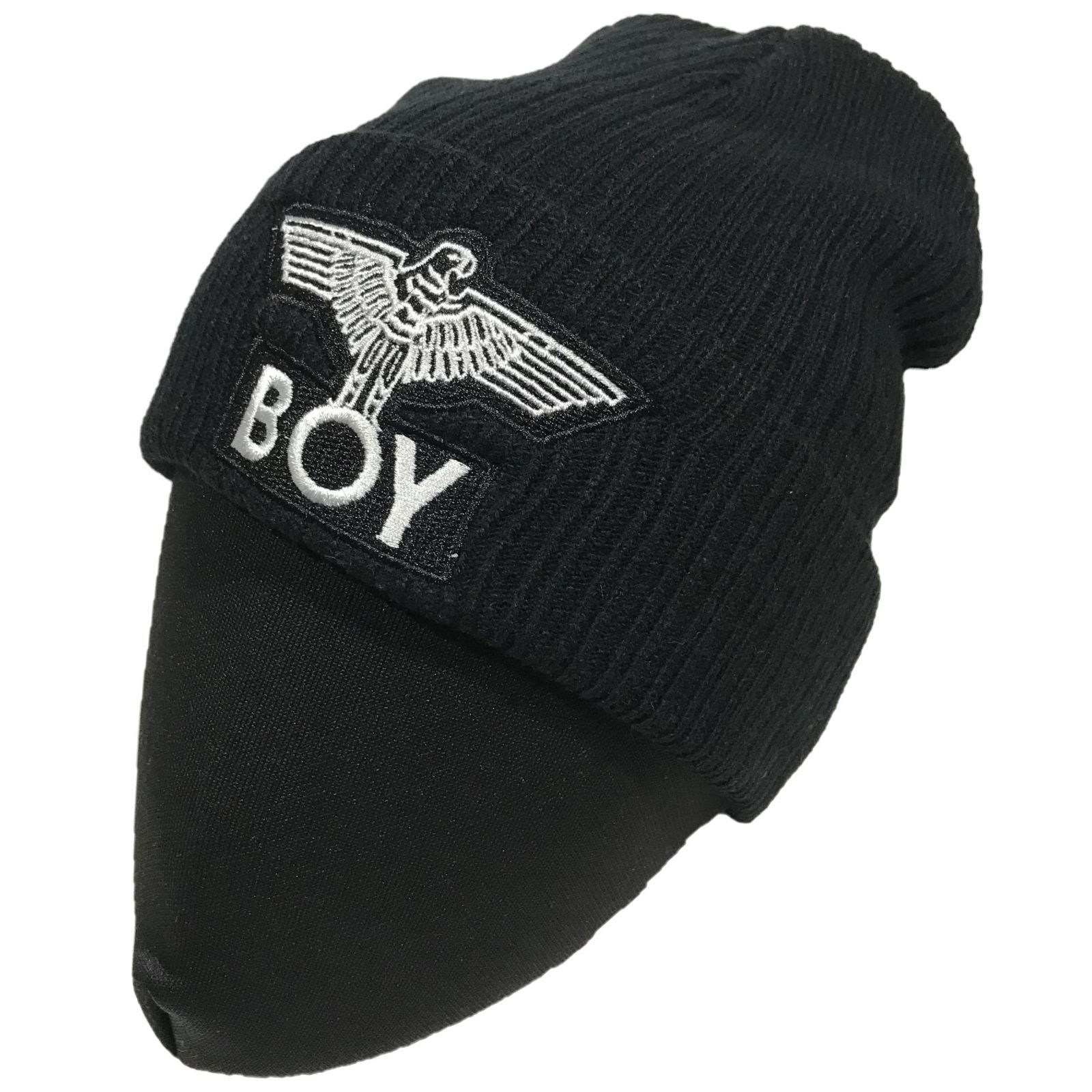 BOY LONDON ボーイロンドン ワッチニットキャップ ブラック - メルカリ