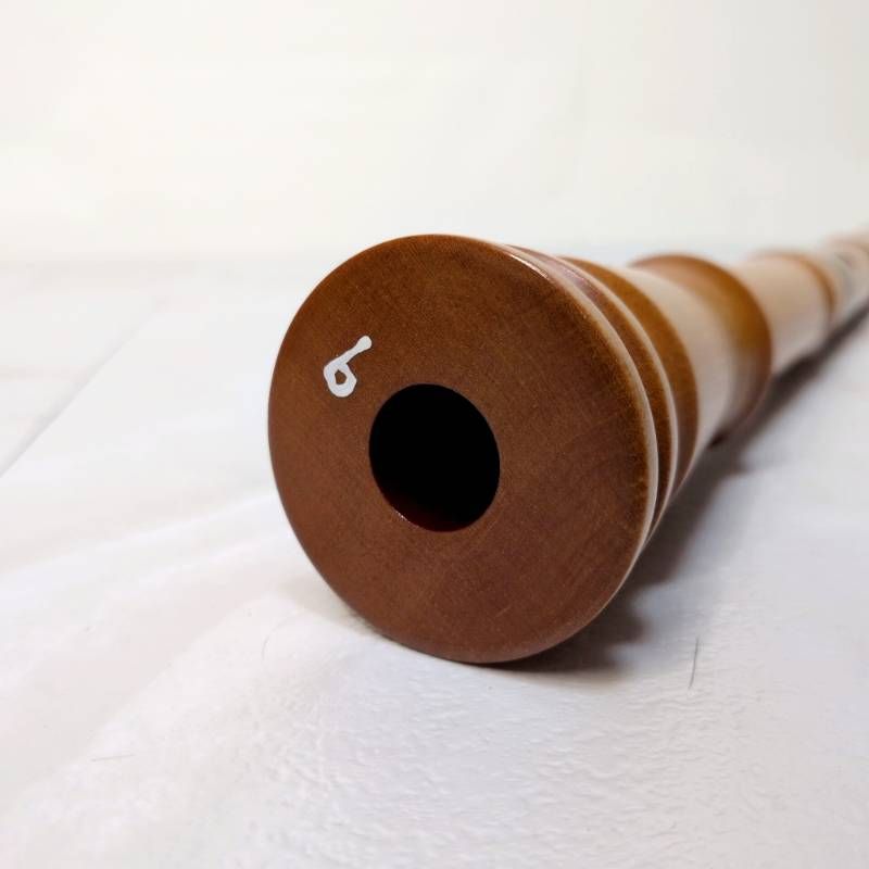 尺八　胡蝶　中古 尺八 胡蝶 一尺九寸 1尺9寸 約57.6cm 木製 二つ継ぎ 和楽器 管楽器