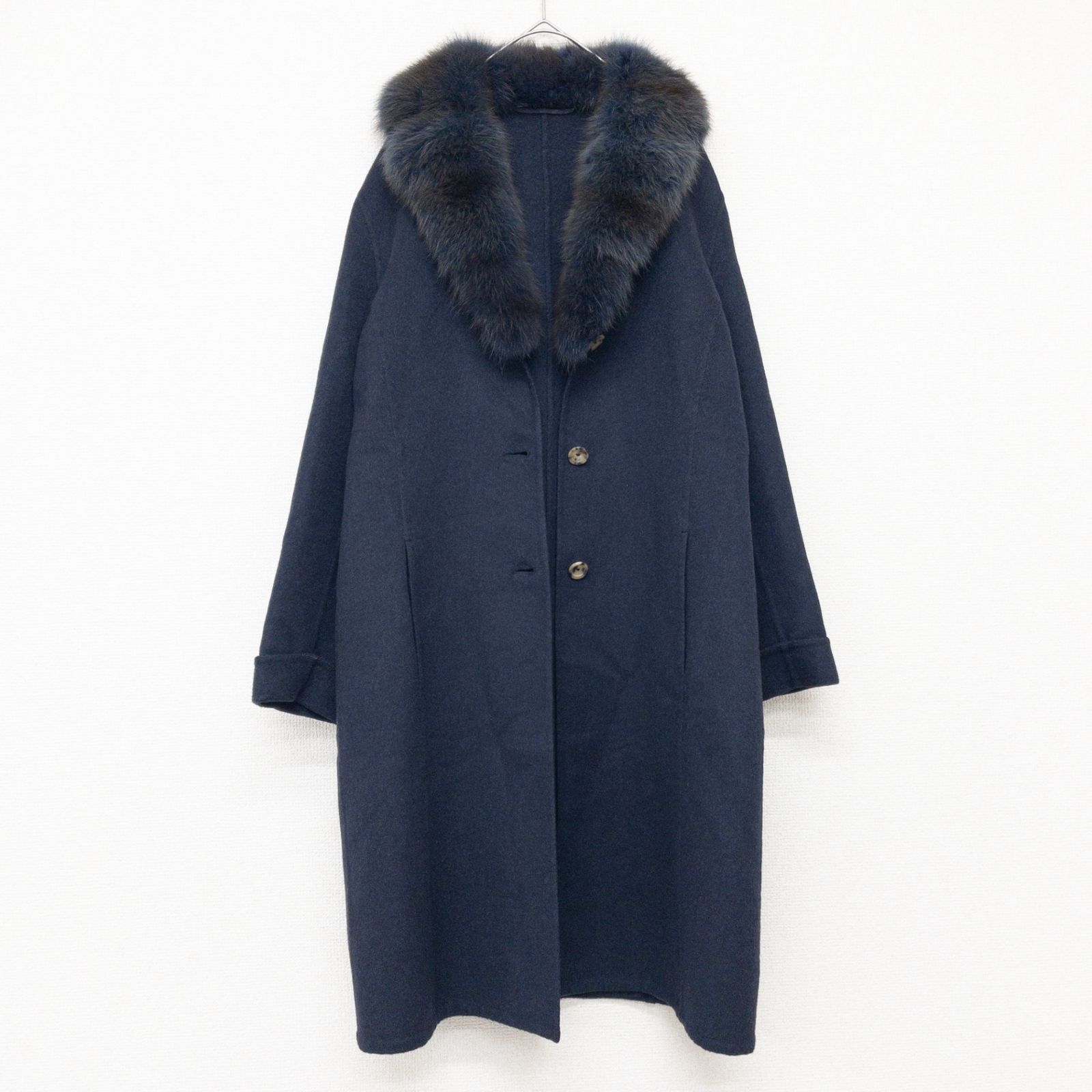 kiton キートン カシミヤ100% ロングコート チェスターコート ダブル