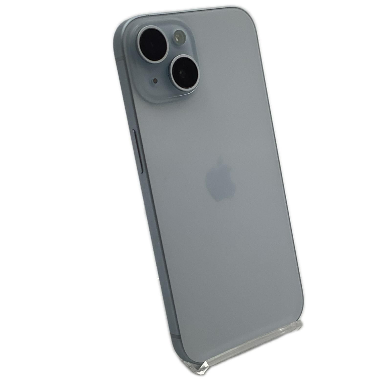 【全額返金保証】【最速発送】 iPhone 15 256GB ブルー docomo SIMフリー 白ロム 美品 動作確認済 83% 55,296円