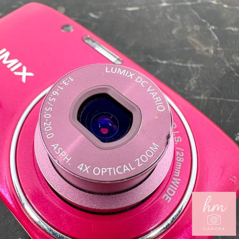 Panasonic LUMIX DMC-S2 ピンク 1410万画素 光学4倍ズーム 広角28mm