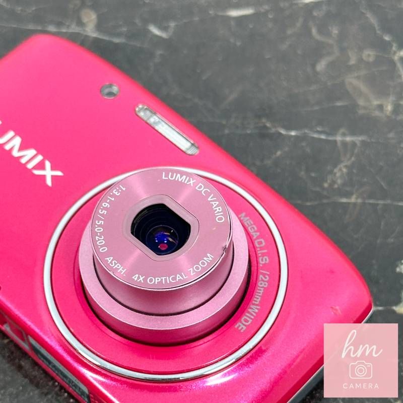 Panasonic LUMIX DMC-S2 ピンク 1410万画素 光学4倍ズーム 広角28mm