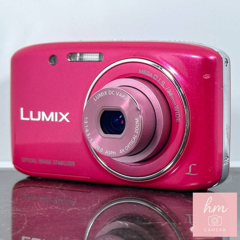 Panasonic LUMIX DMC-S2 ピンク 1410万画素 光学4倍ズーム 広角28mm