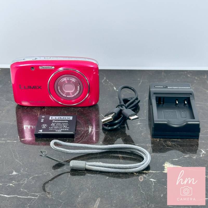 Panasonic LUMIX DMC-S2 ピンク 1410万画素 光学4倍ズーム 広角28mm