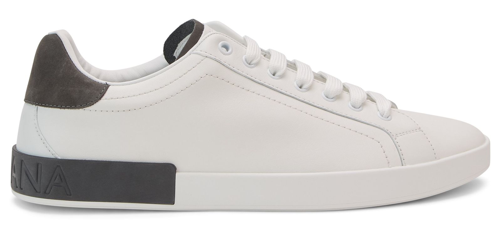 【新品・最安値】Dolce & Gabbana Portofino leather sneakers with logo 正規品 スニーカー
