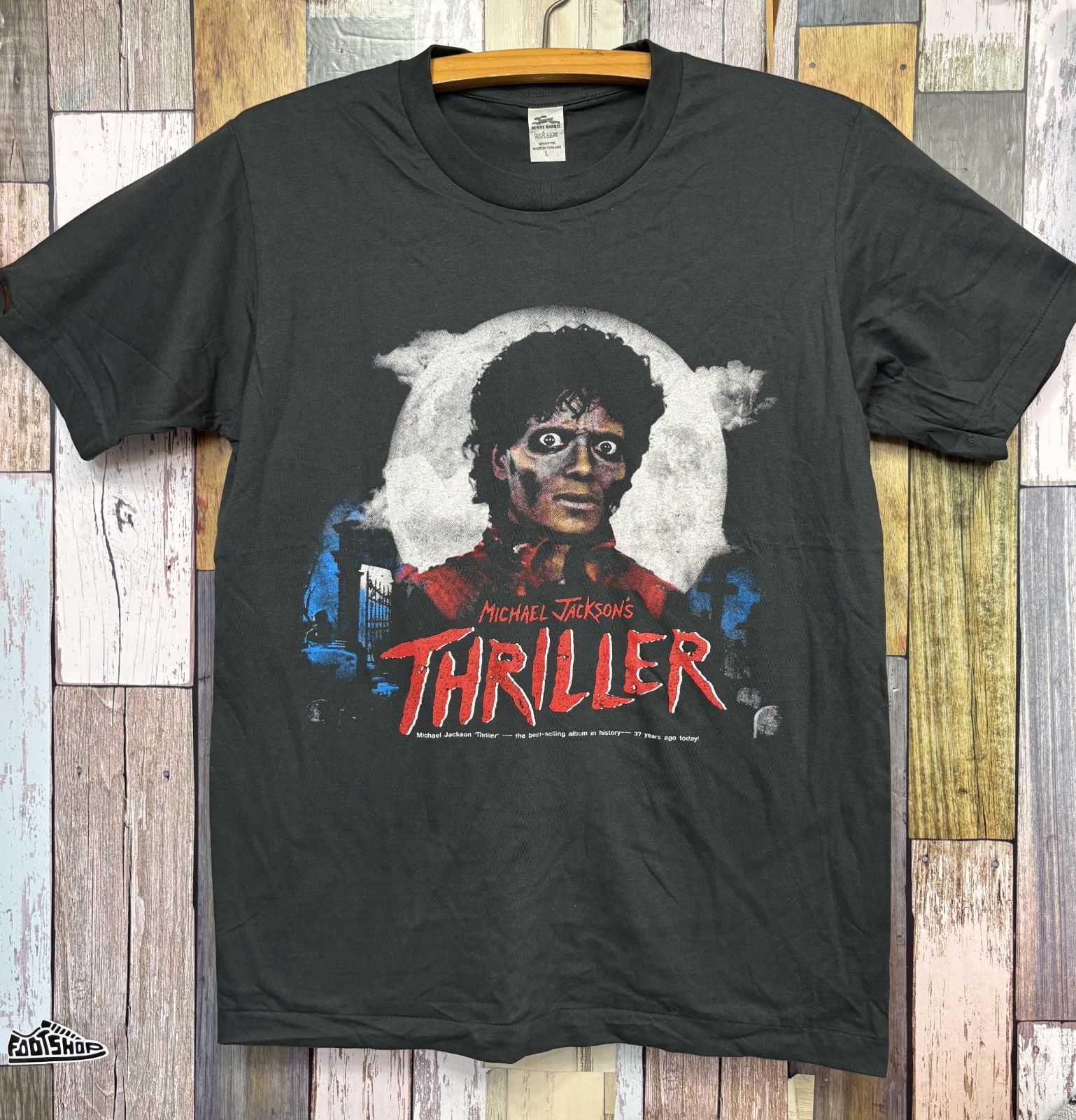 ハロウィン　マイケルジャクソン　スリラー　長袖Tシャツ 新品ゾンビ☆マイケルジャクソン【THRILLER】スリラー☆Tシャツ
