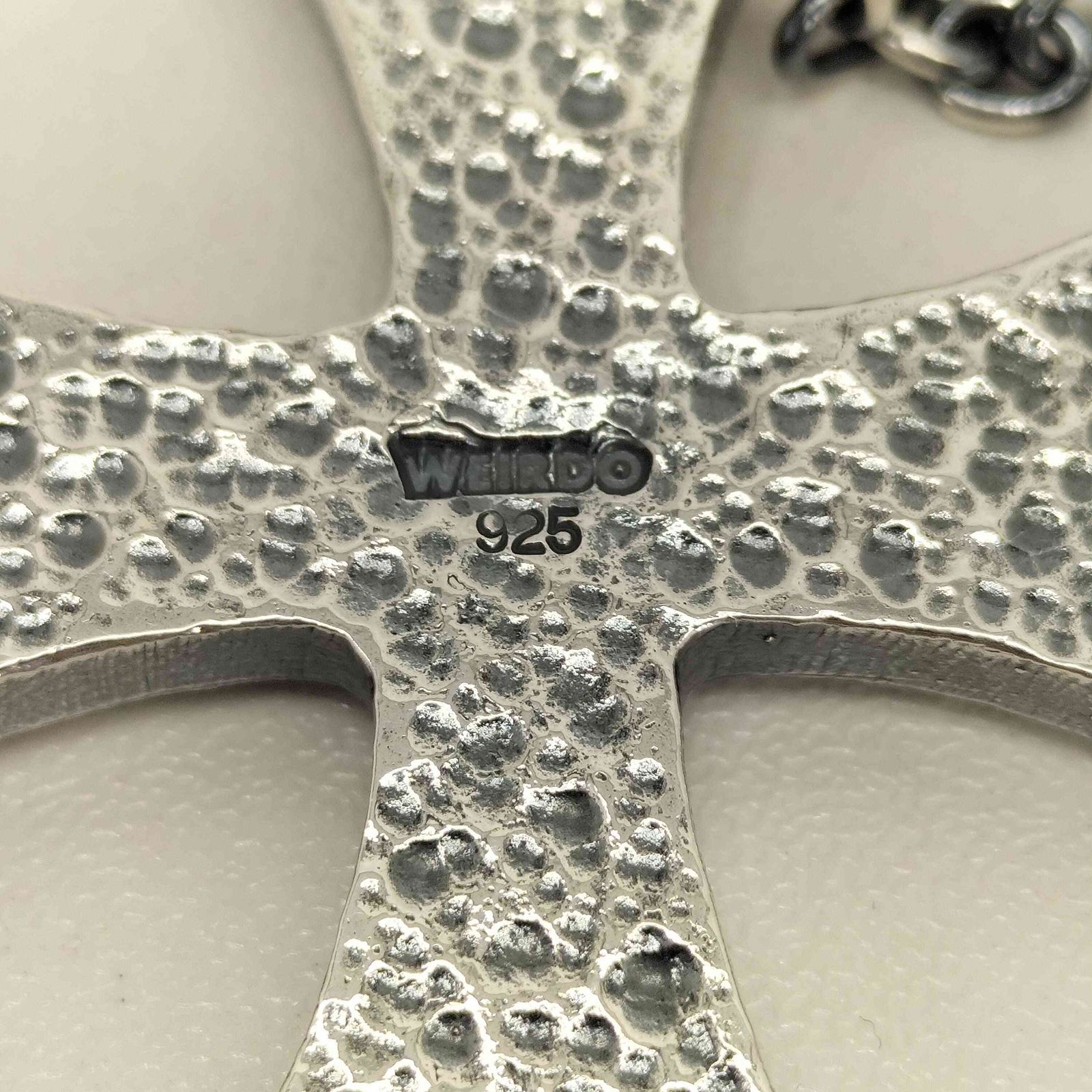 ウィアード WEIRDO BIG CROSS -NECKLACE クロストップ ネックレス