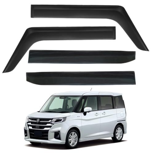 K◆YORKNEIC サイドバイザー スズキ対応 新型ソリオ MA27S MA37S MA47S MAD7S 2020年?現行 ドアバイザー スモーク 9dc7e19c