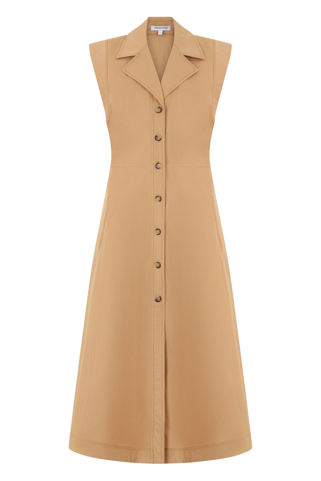 【新品・最安値】Veronica Beard Midi dress in a cotton blend 正規品 衣類