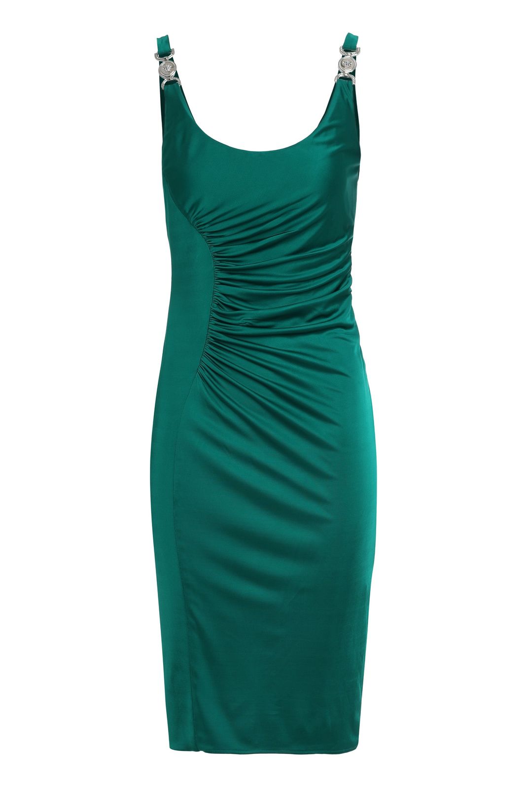 【新品・最安値】Versace ヴェルサーチェ(ヴェルサーチ) Midi dress in viscose jersey 正規品 衣類その他