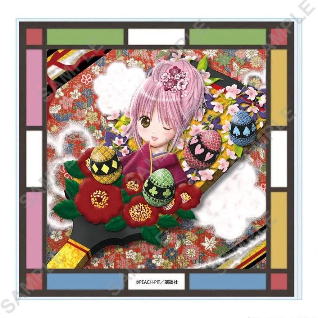 中古】コースター 01.日奈森あむ(パターンA/公式イラスト) アクリル