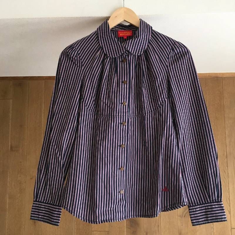 【美品】ヴィヴィアンウエストウッドレッドレーベル 変形 ブラウス 羽織り 2 美品 Vivienne Westwood RED LABELヴィヴィアンウエストウッド レッド