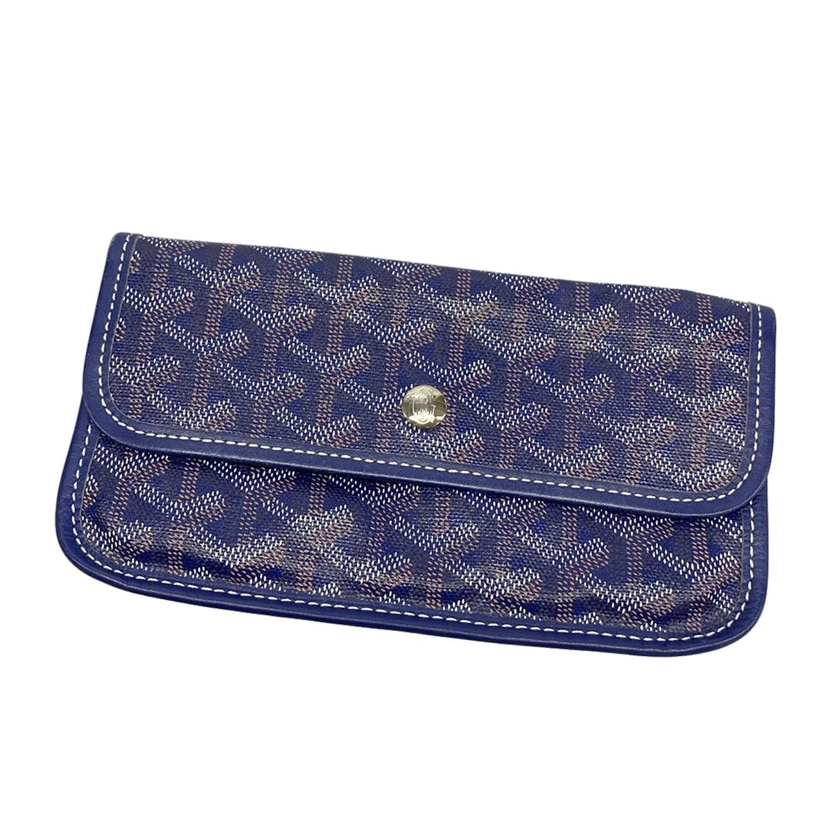 GOYARD(ゴヤール) トートバッグ サンルイPM ネイビー レザー - メルカリ