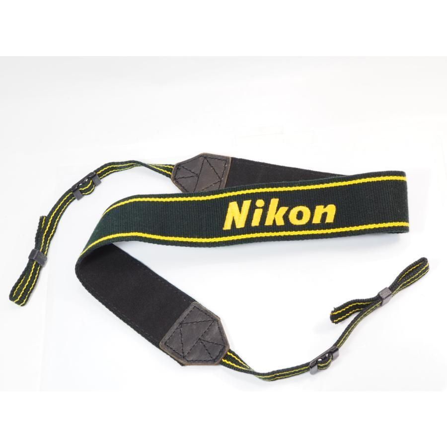 中古品 】Nikon FOR PROFESSIONAL 幅約44mm 紐幅約13mm ブラックx