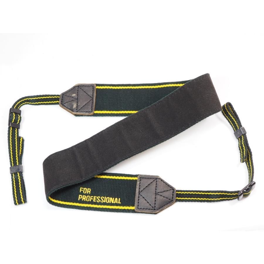 中古品 】Nikon FOR PROFESSIONAL 幅約44mm 紐幅約13mm ブラックx