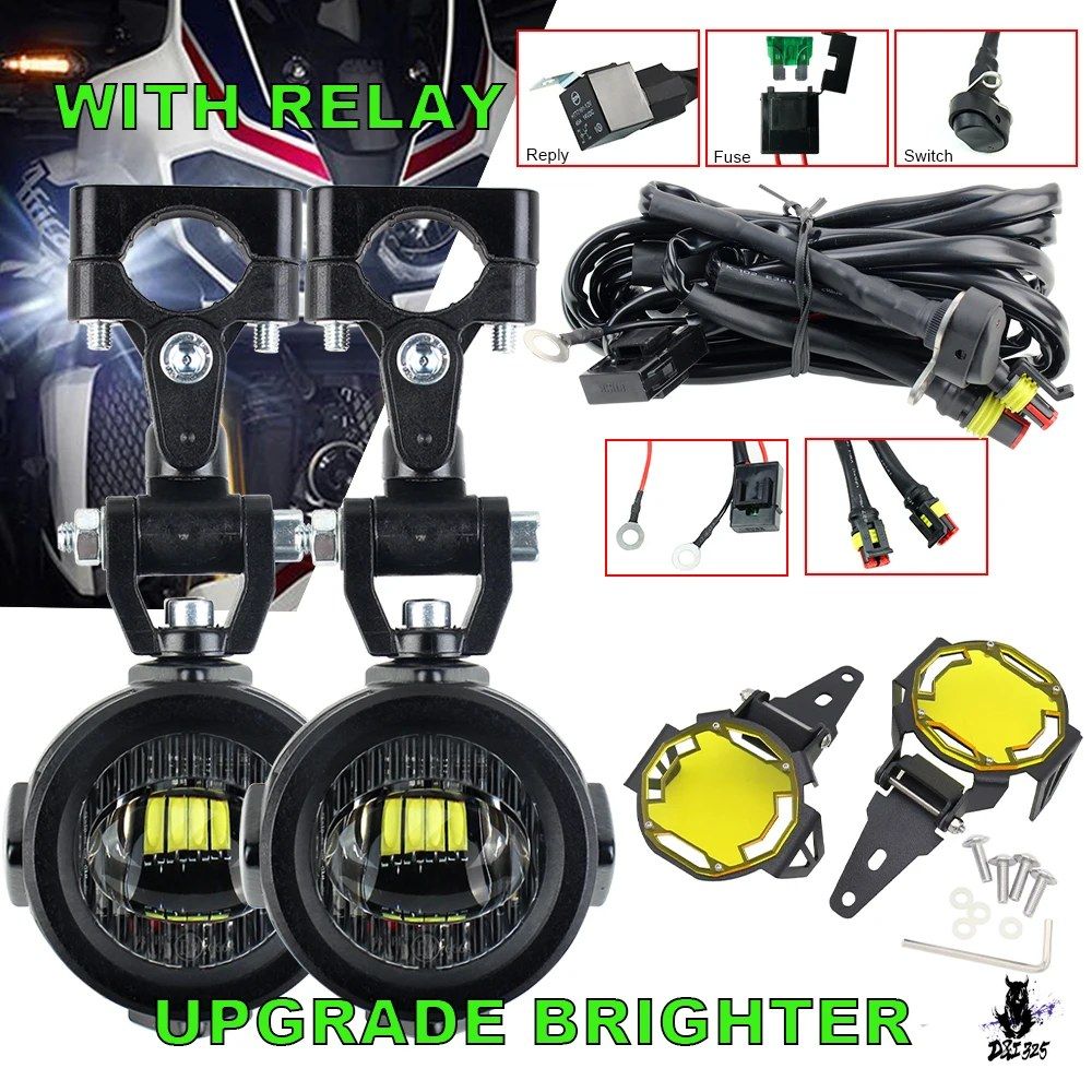BMW R1200GS/F800GS/F700GS/F650/K1600 用 オートバイフォグライト LED補助灯 9,285円