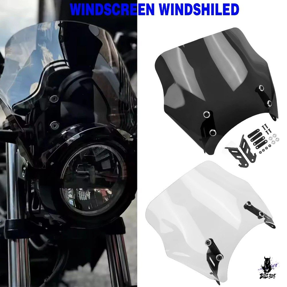 Kawasaki Eliminator 400/450/500 用 調整可能フロントガラス ウインドスクリーン 9,161円