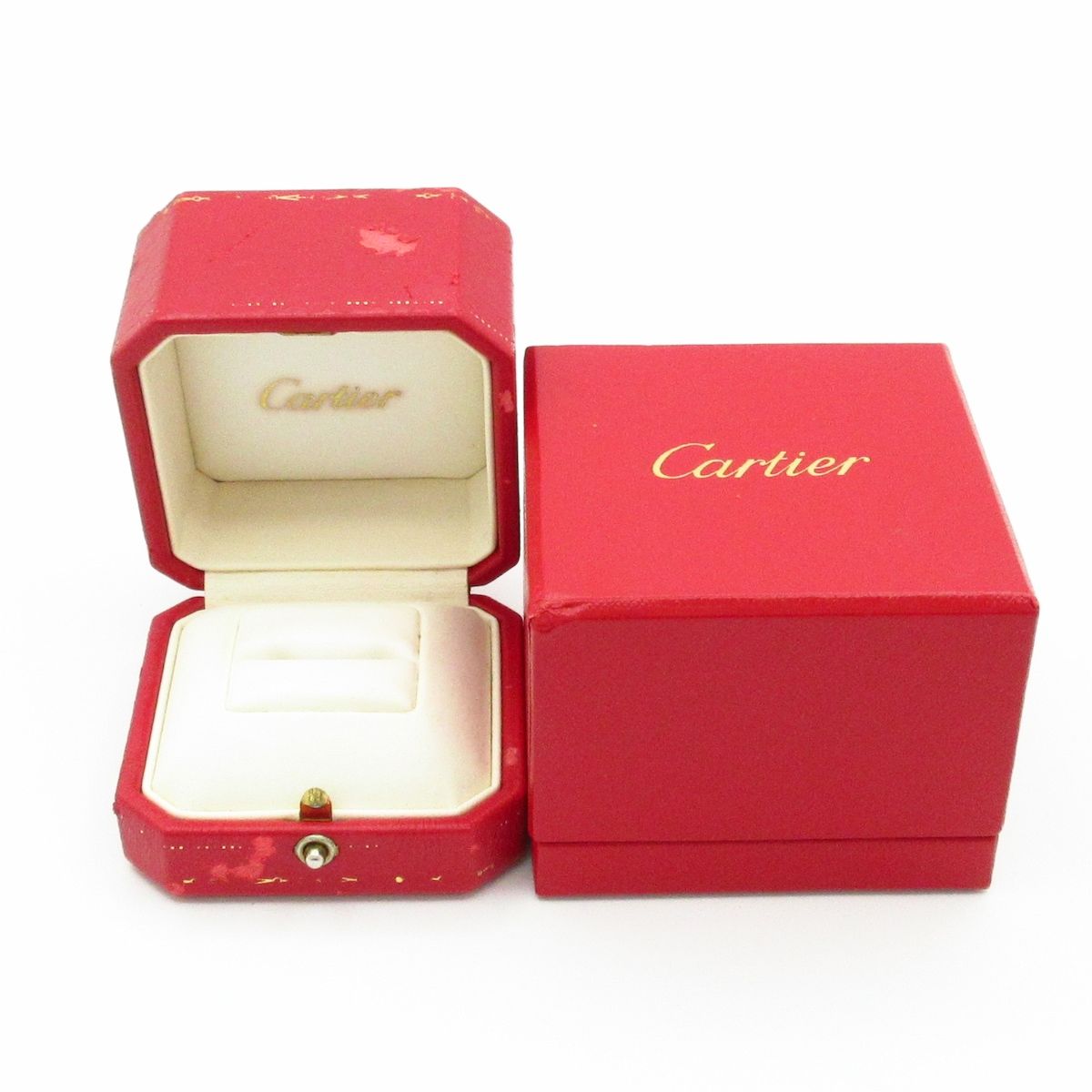 Cartier(カルティエ) リング 47美品 ミニラブ K18WG×ダイヤモンド 1P