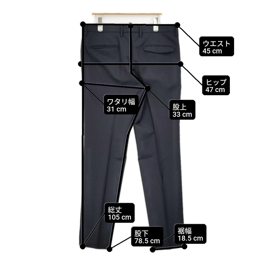 JIL SANDER オンワード イタリア製 サイズ50 ウール スラックス