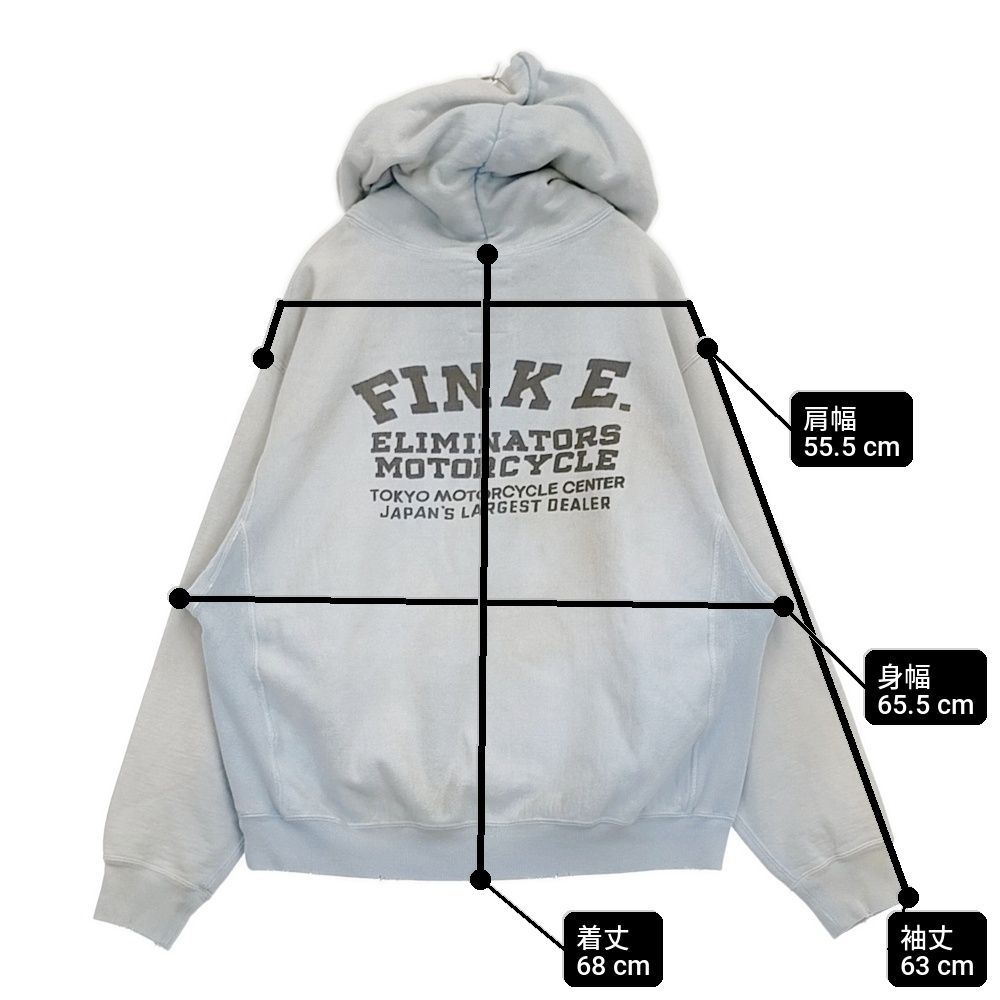 BOWWOW FINK E. HOODIE AGED サイズXL 定価36300円 スウェット