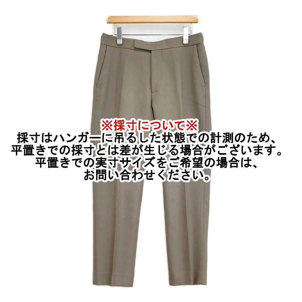 AURALEE LIGHT MELTON SLACKS サイズ4 A8AP04LM 定価37400円 ウール