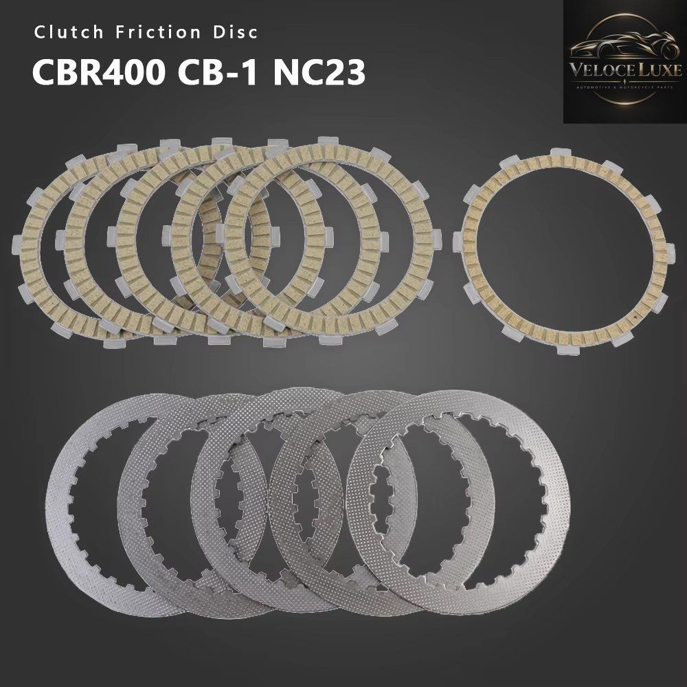 クラッチフリクションディスクプレートキット エンジンパーツ ホンダ CBR400 CBR 400 CB-1 CBR23 NC23 CB750 オートバイアクセサリー 9,621円