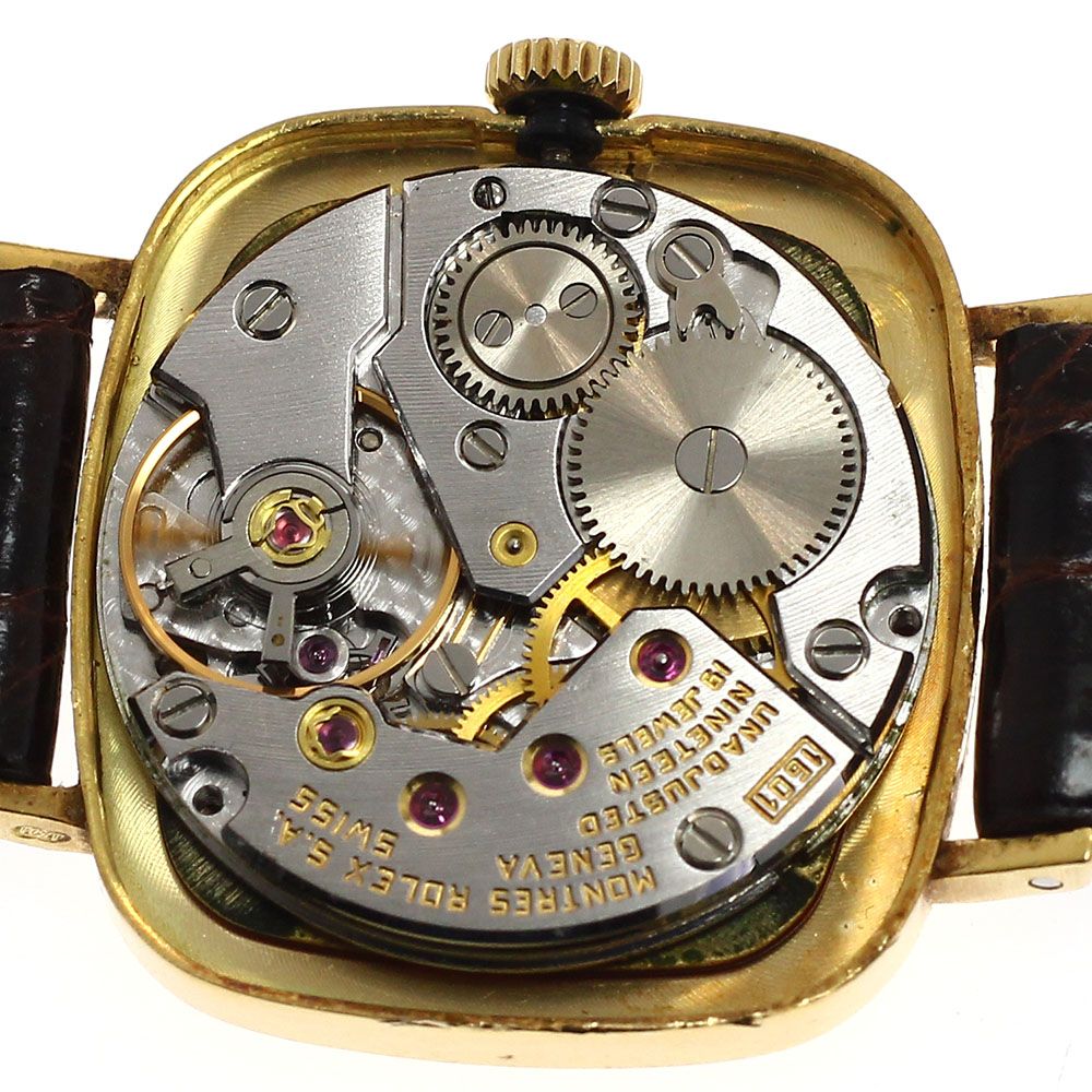 ロレックス ROLEX 4082 チェリーニ K18YG 3Pダイヤ Cal.1601 手巻き