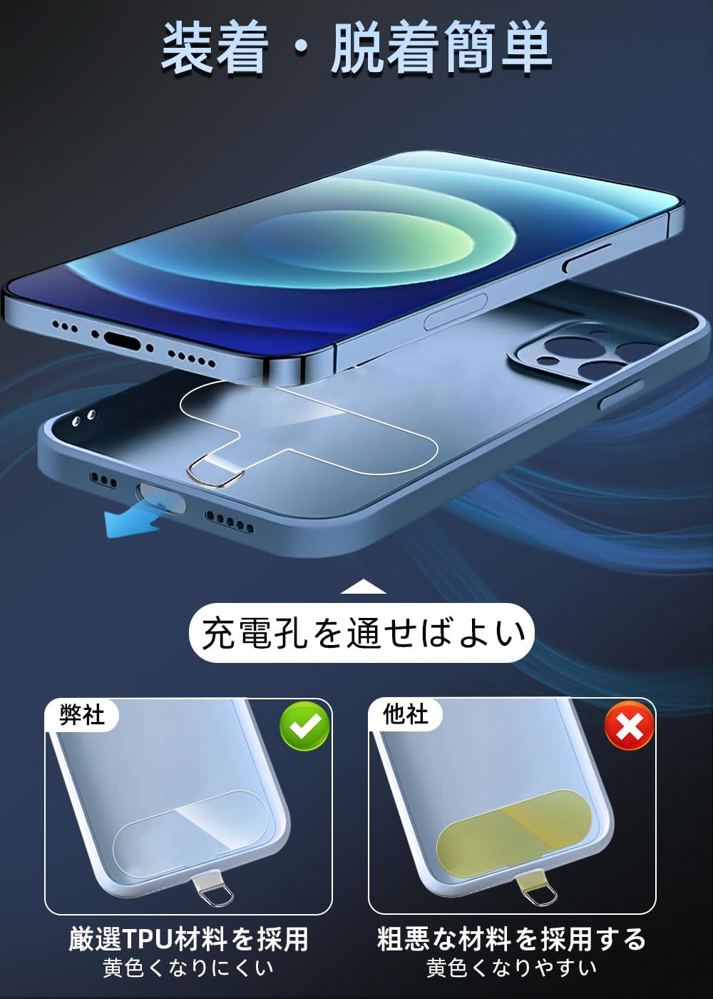スマホ  ストラップ ZXZone] ストラップホルダー スマホ ストラップホール 透明パッチ