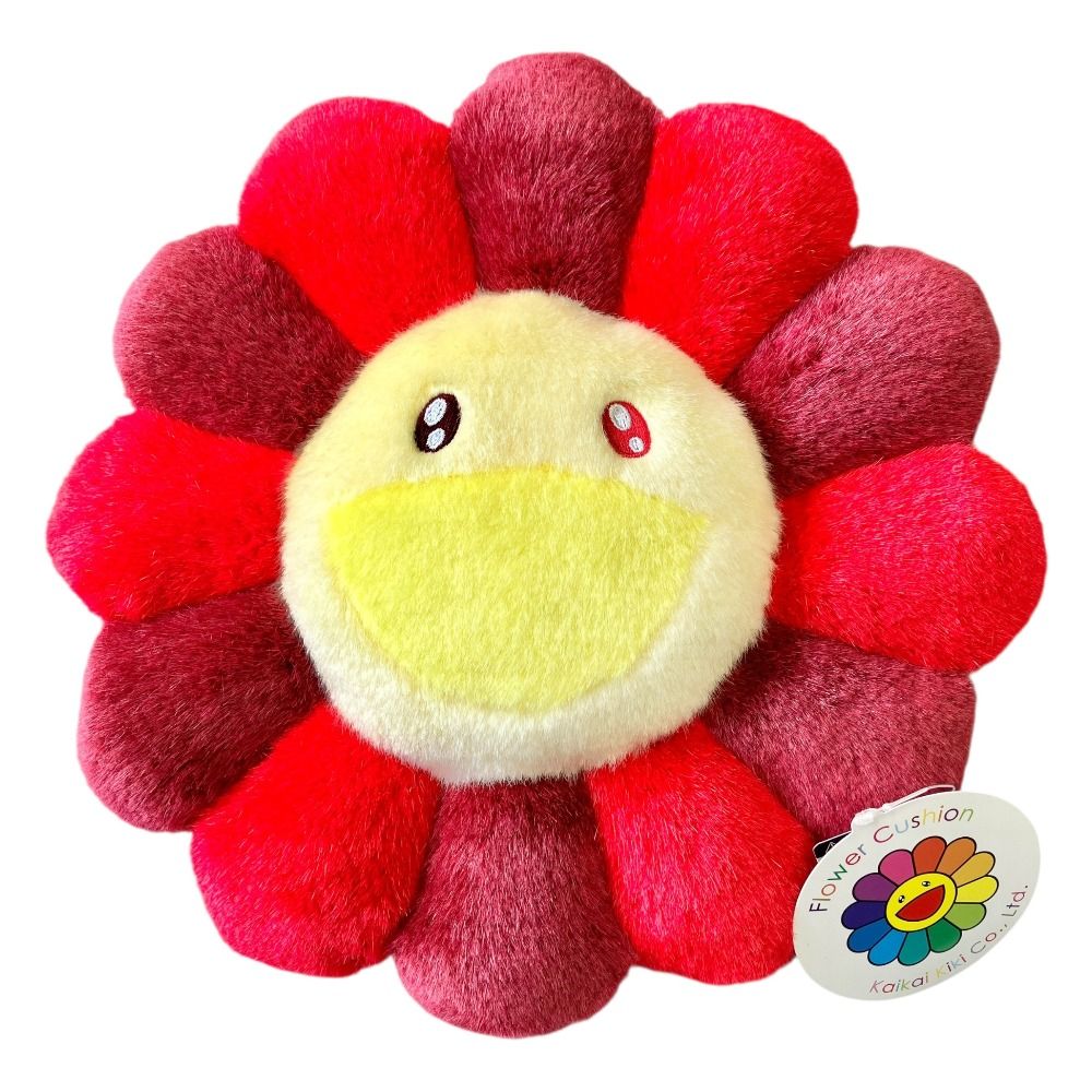 未使用 Kaikaikiki カイカイキキ 村上隆 Flower Cushion Rose Red