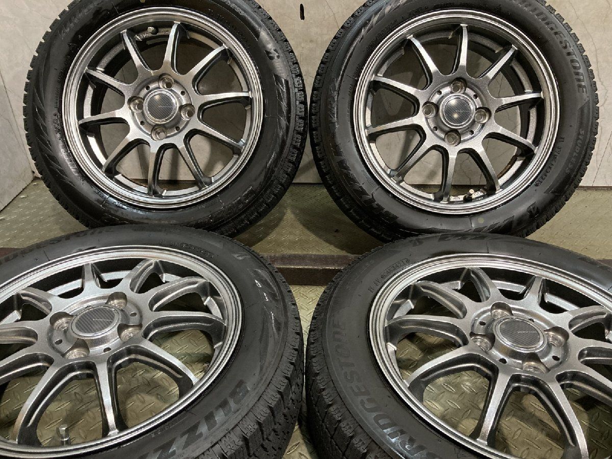 BS BLIZZAK VRX2 155/65R14】スタッドレス【V-EMOTION 14インチ 4.5