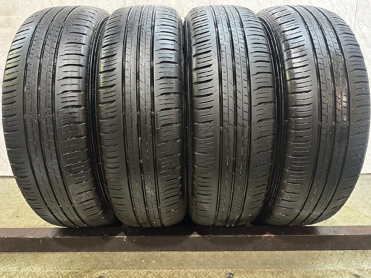 DUNLOP ENASAVE EC300+ 195/65R16 16インチ 夏タイヤ 4本 22年製 バリ溝 ライズ ロッキー アテンザスポーツワゴン レックス等　(STP155)