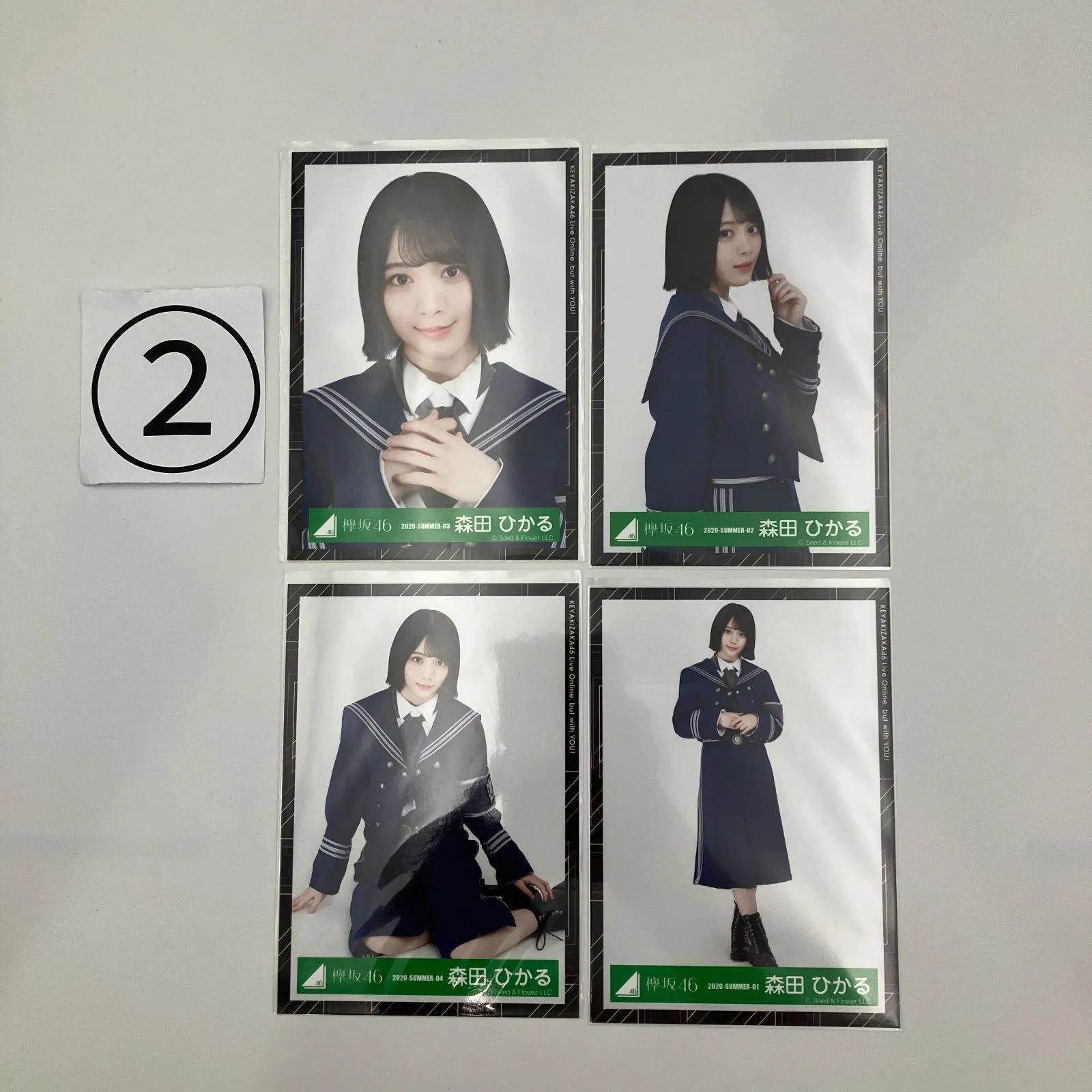 欅坂46 森田ひかる 生写真 コンプ 3セット NLK142P f115 - メルカリ