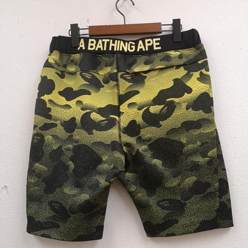 アベイシングエイプ 16SS NOISE CAMO カモ柄 スウェットショート