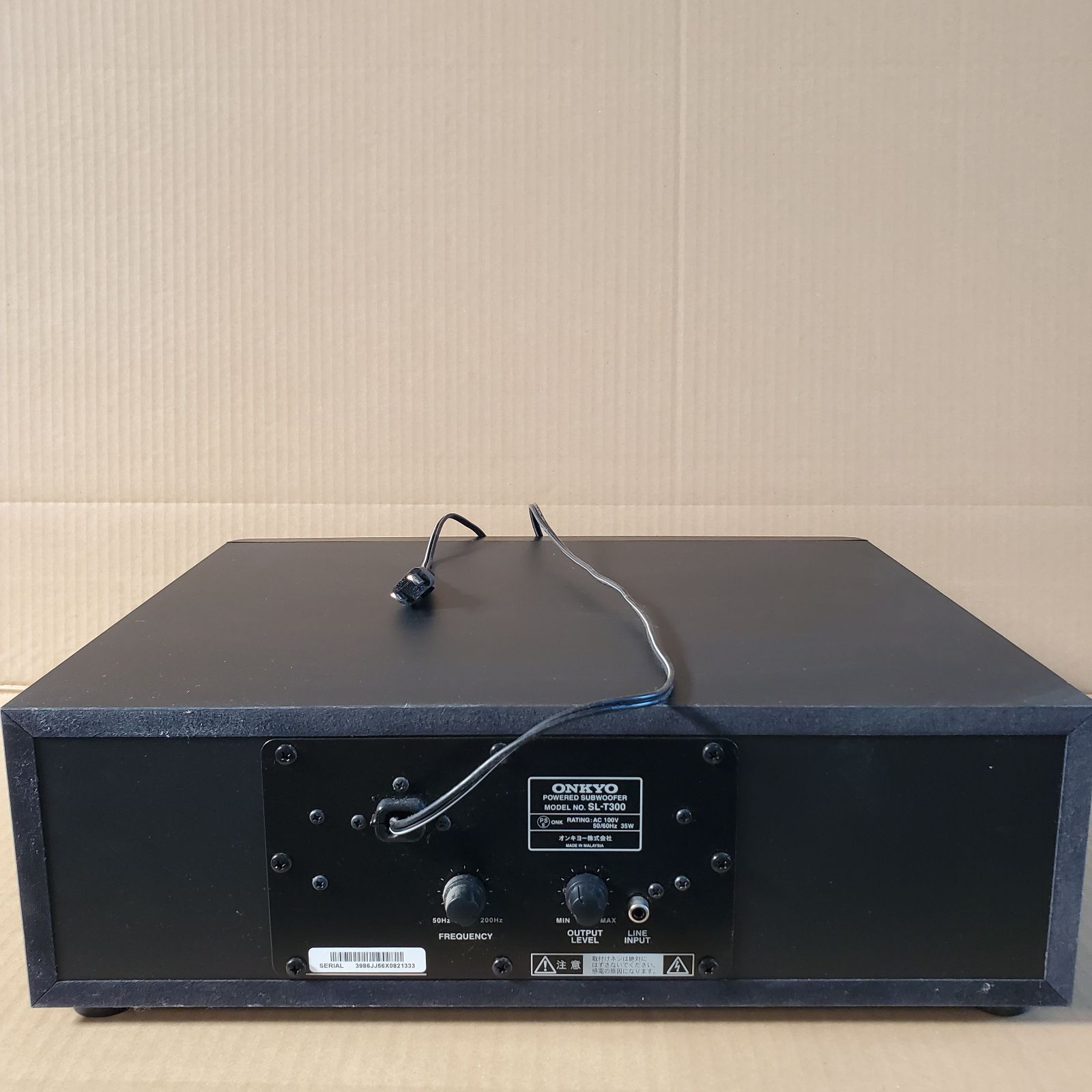 オンキヨー ONKYO アンプ内蔵サブウーファー SL-T300 サブウーファー