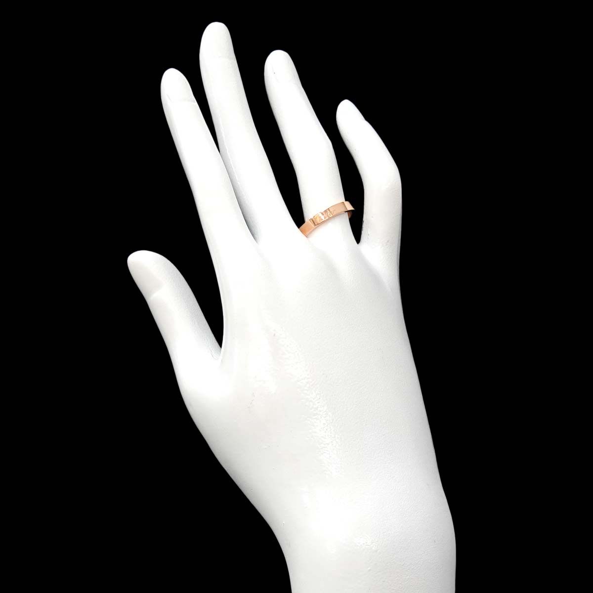 カルティエ Cartier Cドゥ #53 リング 幅3mm K18 PG ピンクゴールド