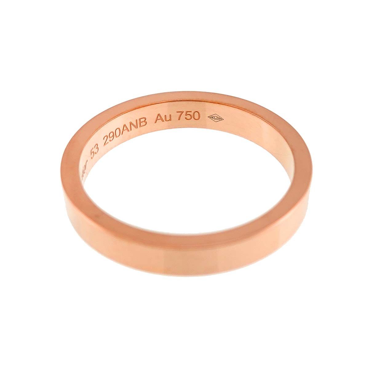 カルティエ Cartier Cドゥ #53 リング 幅3mm K18 PG ピンクゴールド