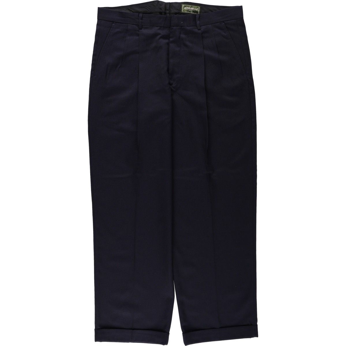 古着 エディーバウアー Eddie Bauer RELAXED FIT ツータック ウールパンツ スラックス メンズw36相当/eaa678505