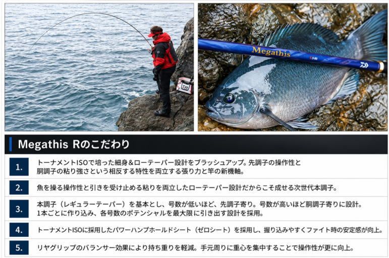 ダイワ メガディス R 3-53T｜磯竿｜daiwa 釣具