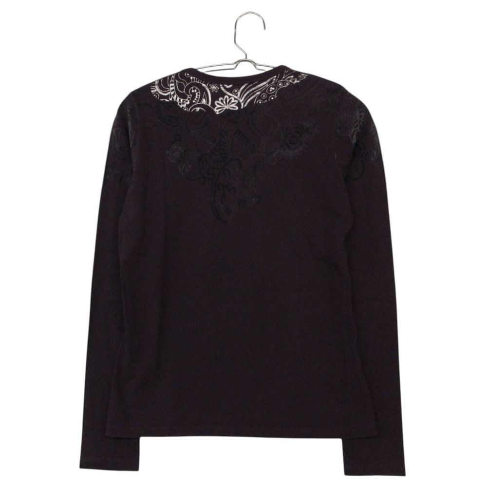 ETRO エトロ 長袖Tシャツ トップス カットソー ペイズリー柄 クルー