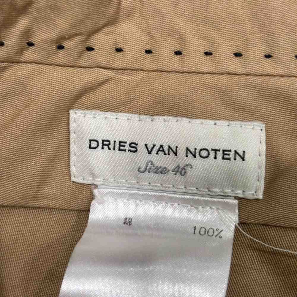 ドリスヴァンノッテン DRIES VAN NOTEN スラックス パンツ ベージュ 46 ■BM