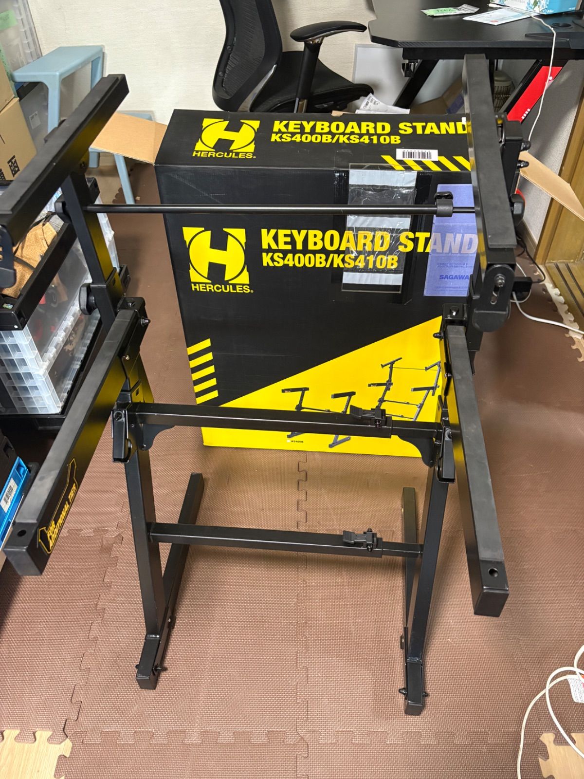 HERCULES KS410B キーボードスタンド 2段 Z型 - メルカリ