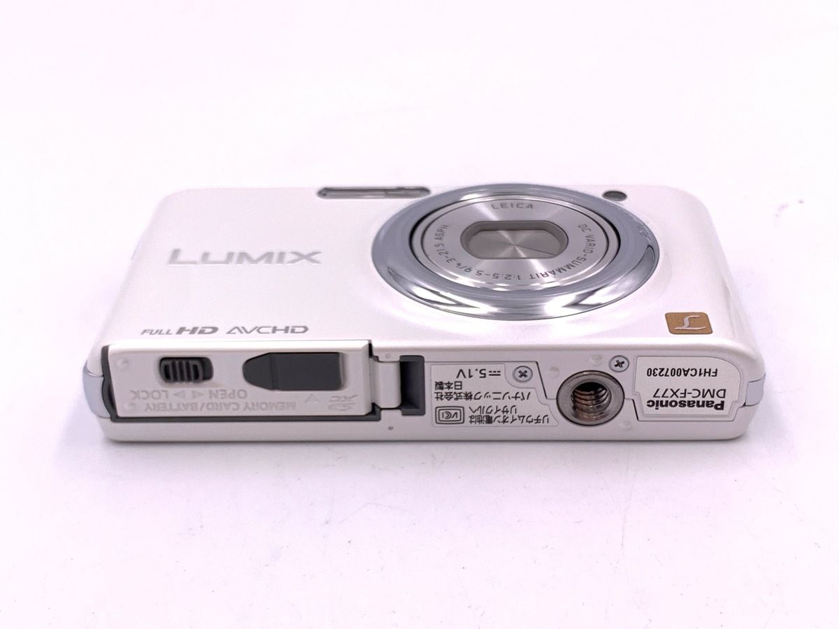 中古】 【良品】 パナソニック LUMIX DMC-FX77 リリーホワイト - メルカリ